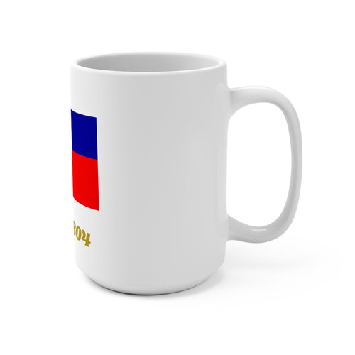 Haiti Flag 1804 Mug — Ayiti 15oz Ceramic Coffee Cup